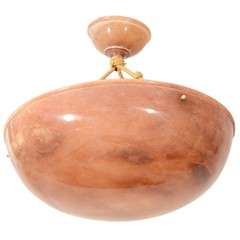 An Alabaster Light Fixture