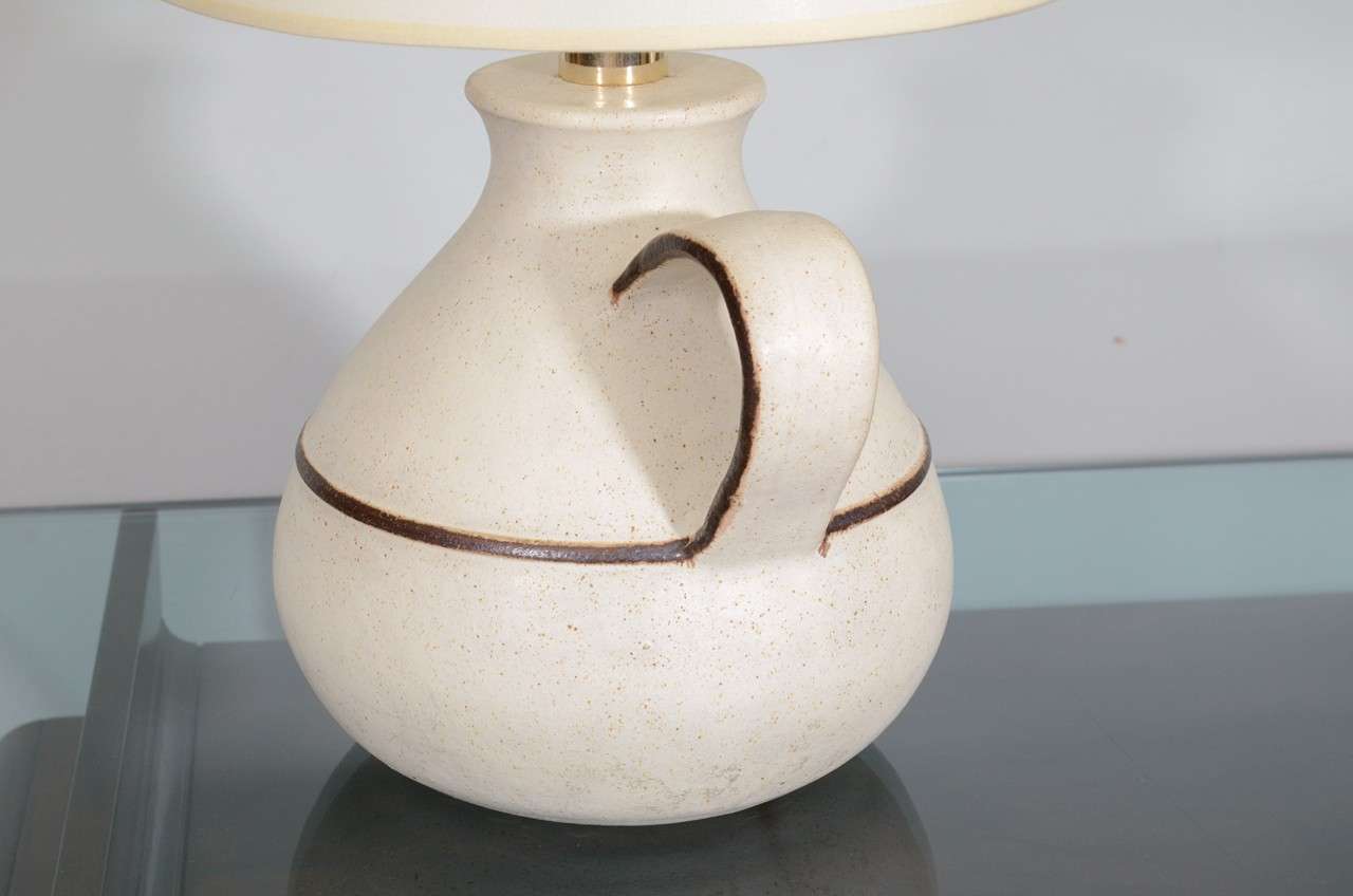 Guido Gambone Ceramic Lamp 1