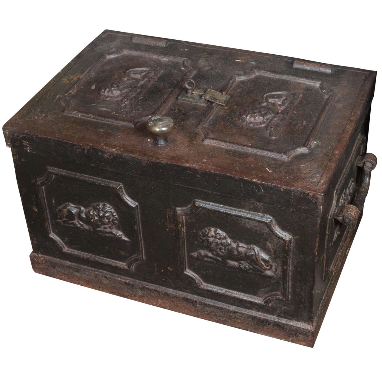 Late 17c strong box For Sale
