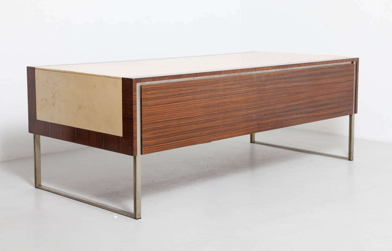 Mid-Century Modern Impressive President Desk by de Coene Freres for Knoll International