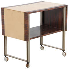 Macassar De Coene & Knoll Desk Coffee Table, Bar Cart