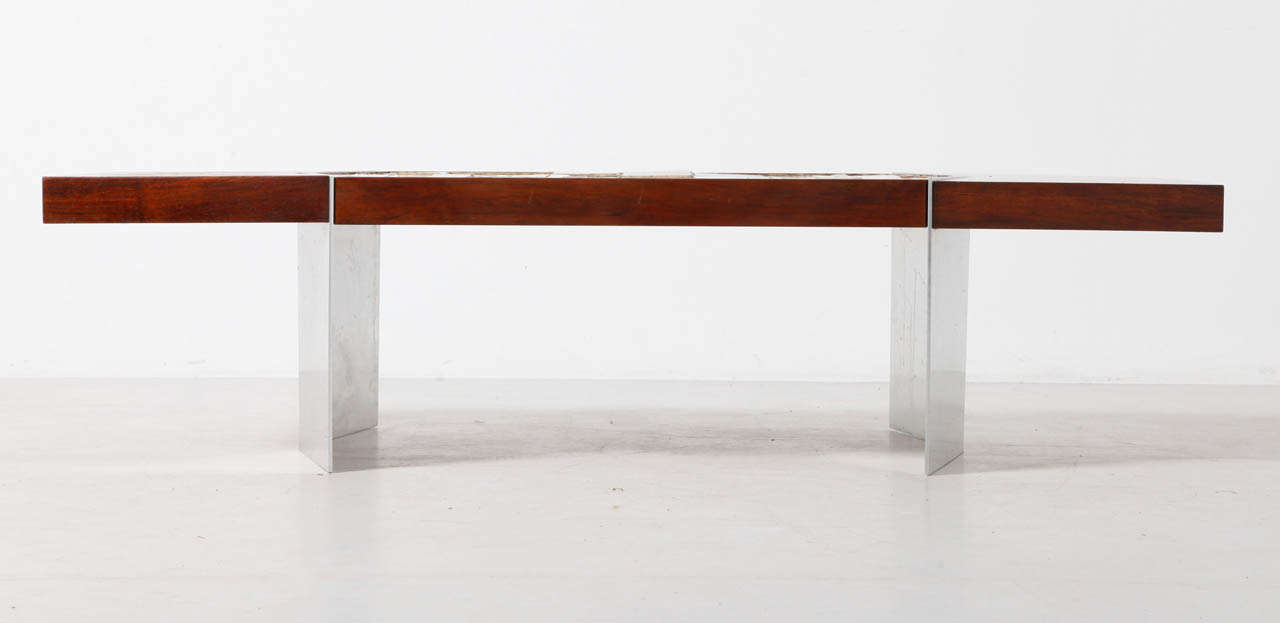 Mid-Century Modern Rogier Vandeweghe Low Coffee Table.