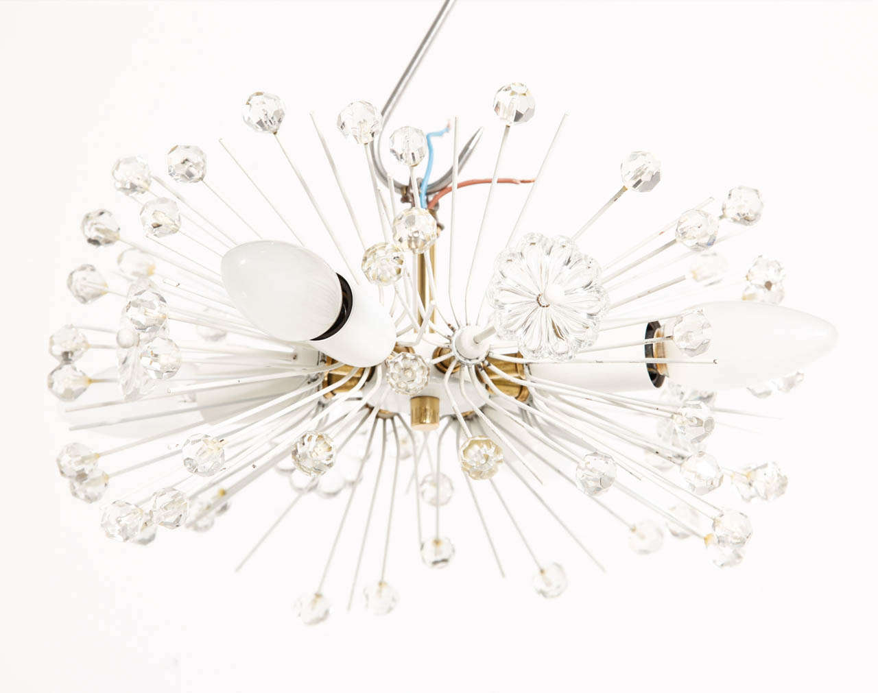 Austrian Snowflake Small Chandelier by Emil Stejnar for Rupert Nikoll, Austria 