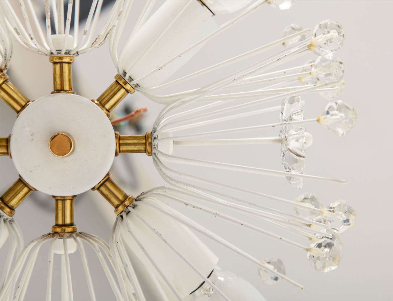 Snowflake Small Chandelier by Emil Stejnar for Rupert Nikoll, Austria  In Good Condition In Antwerp, BE