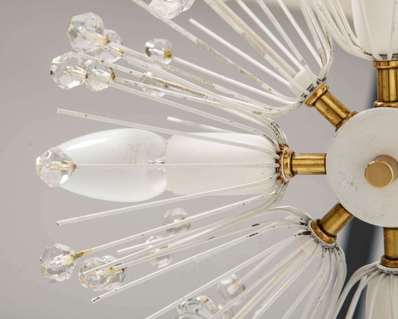 Mid-20th Century Snowflake Small Chandelier by Emil Stejnar for Rupert Nikoll, Austria 