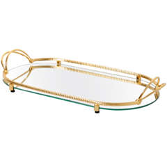 Gold 24kt Service Tray, 1960s