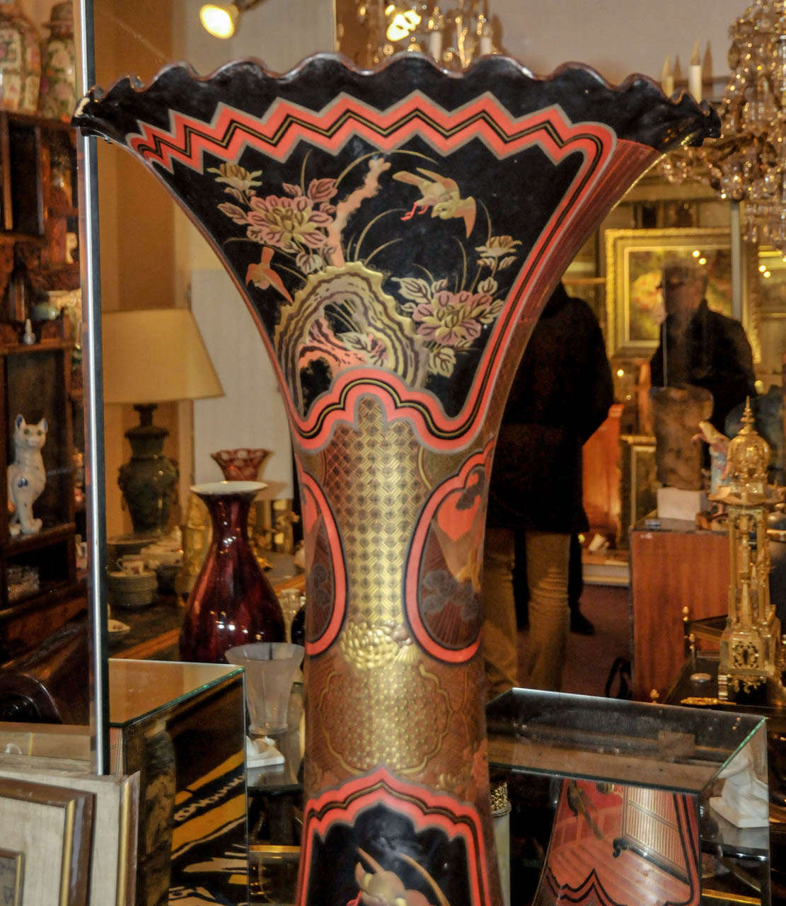 1880 Pair of Japanese Vases For Sale 3