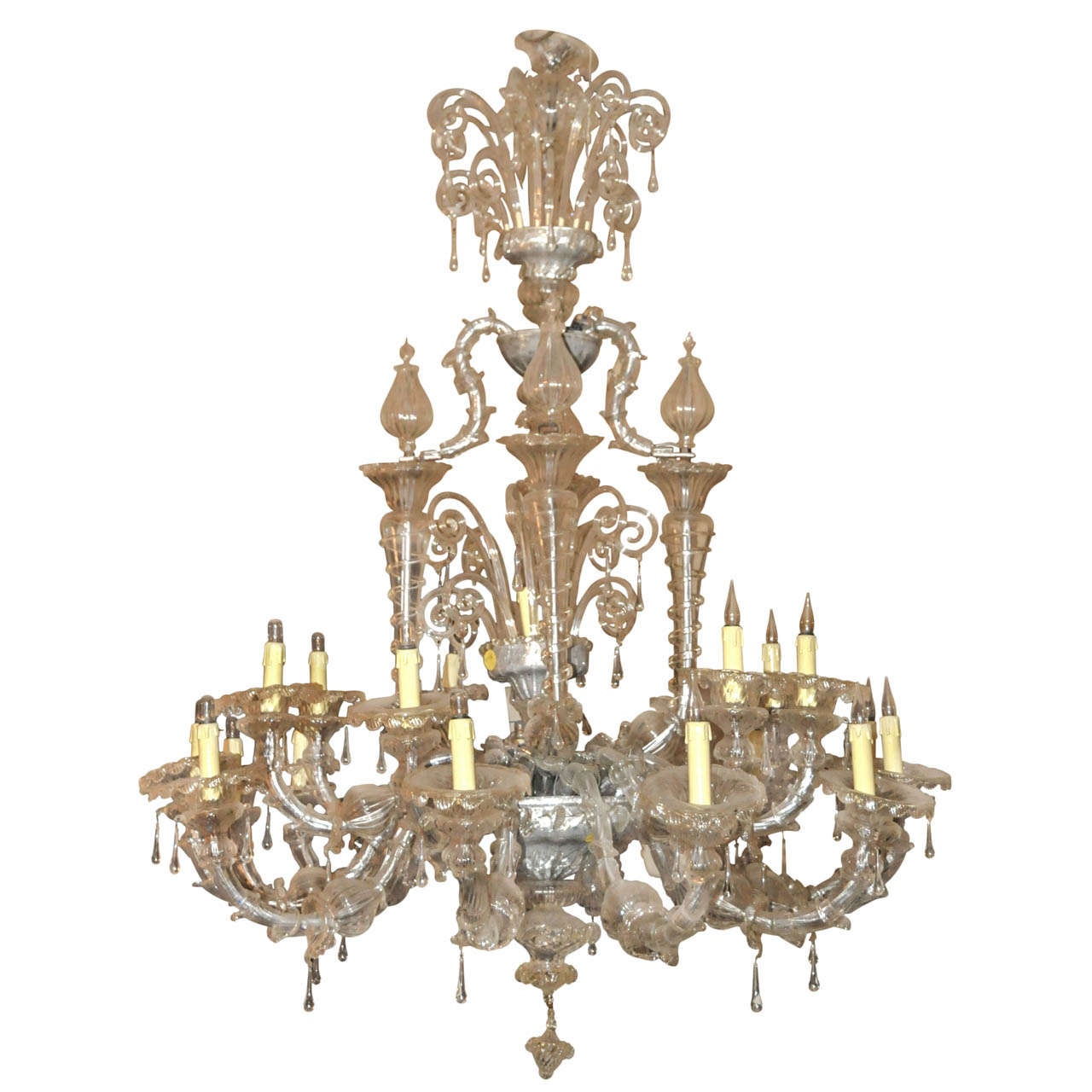 1940's Large Chandelier For Sale