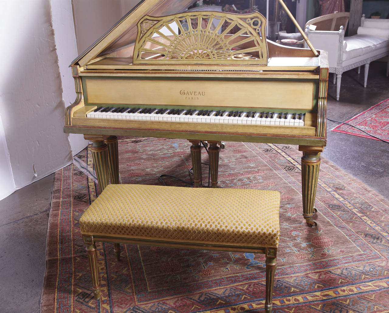 gaveau baby grand piano