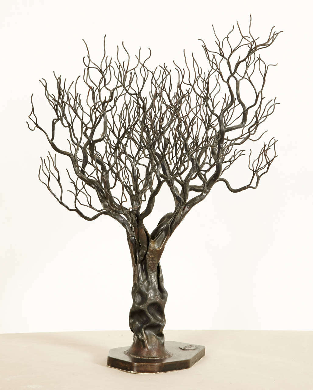 Forged Iron Olive Tree, 2012, by Manuel Simon In Excellent Condition In Paris, FR