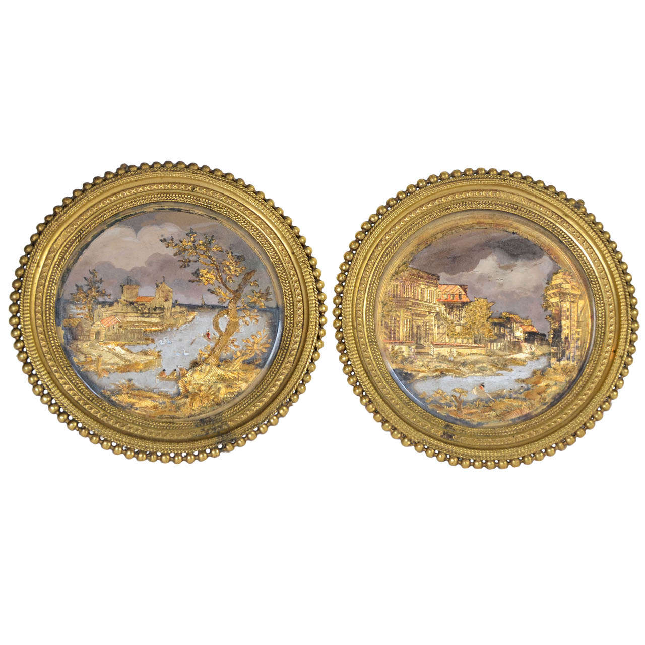 Pair of Medallions Attributed to Compigne