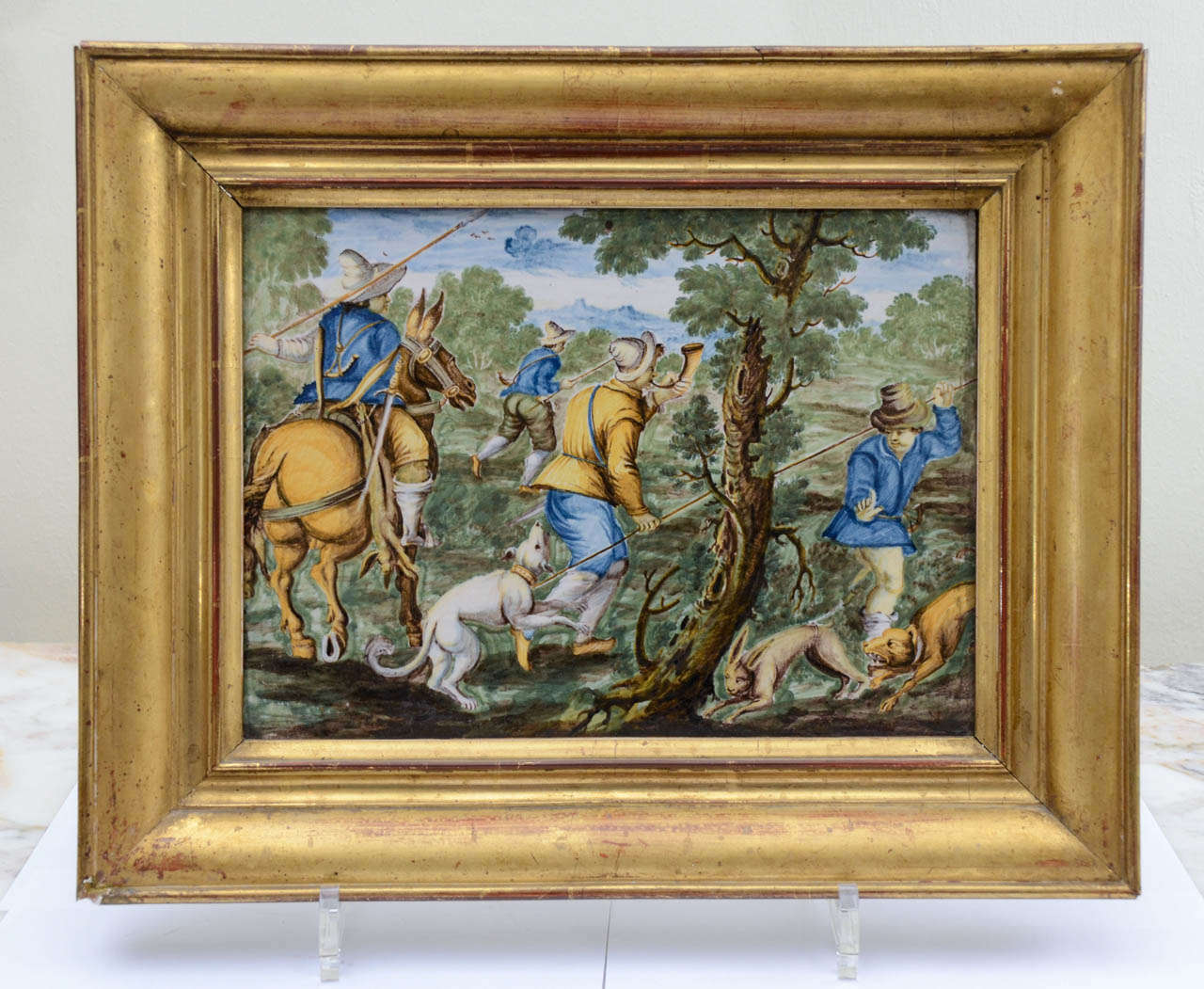 Faience Panel by Castelli