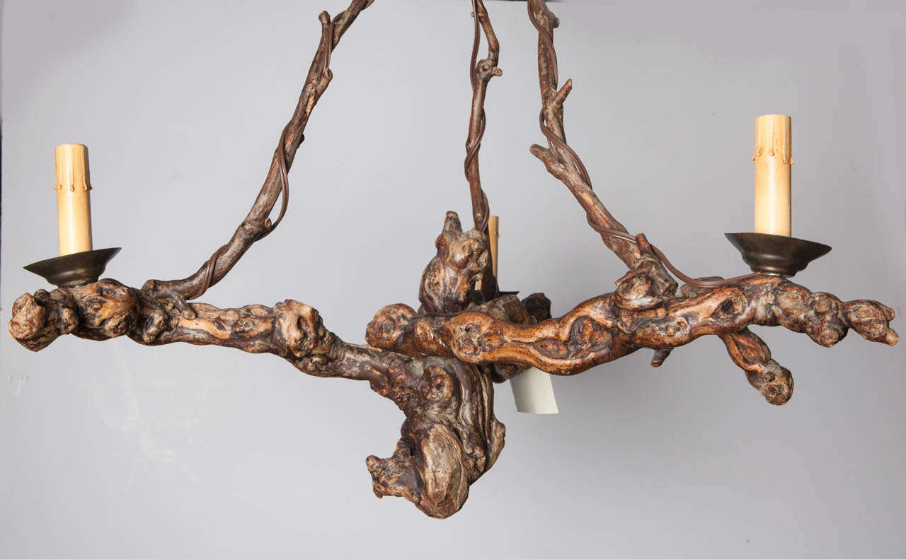 French Grapevine Chandelier at 1stDibs