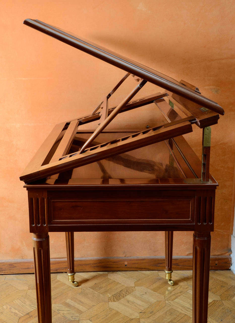 A Louis XVI mahogany architects table 1