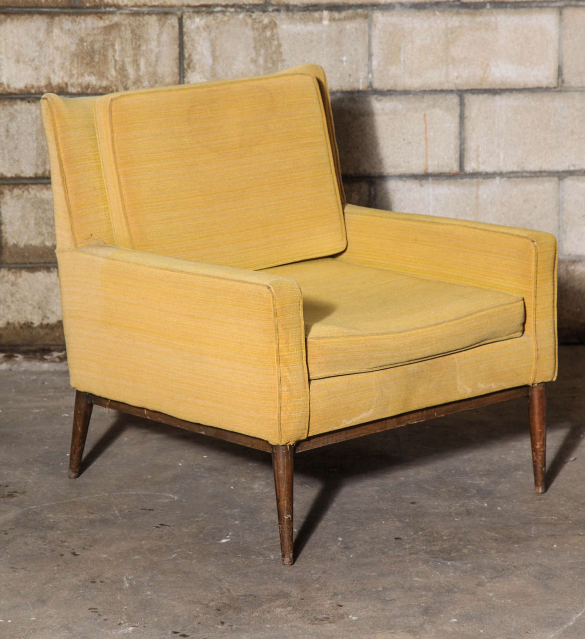 Mid-Century Modern Paul McCobb Lounge Chairs and Ottoman