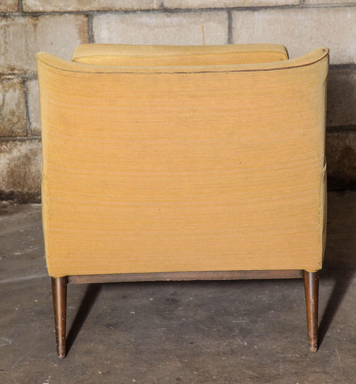 Upholstery Paul McCobb Lounge Chairs and Ottoman