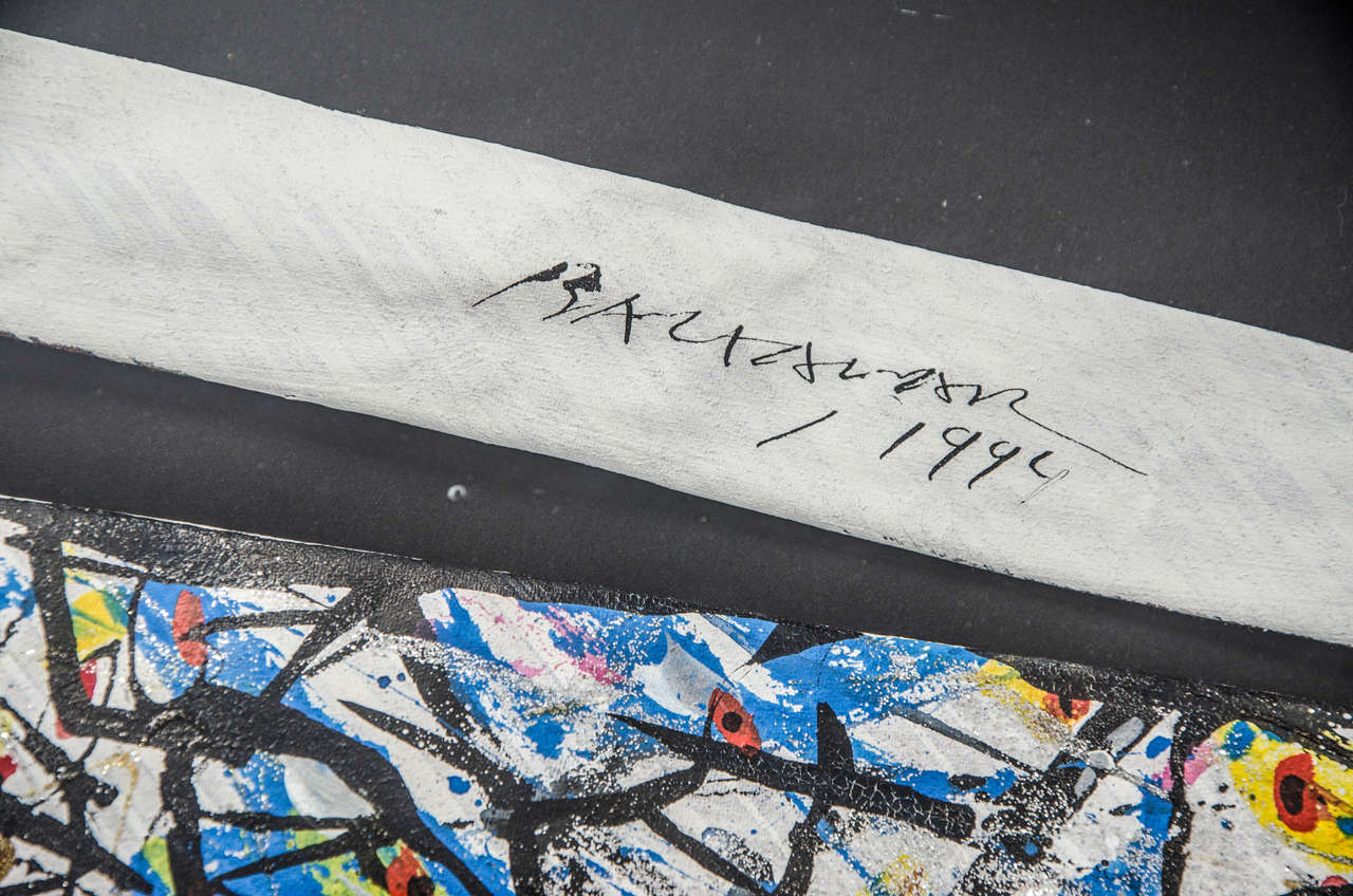 1994 André Balthazar Abstract Tie Painting For Sale at 1stdibs