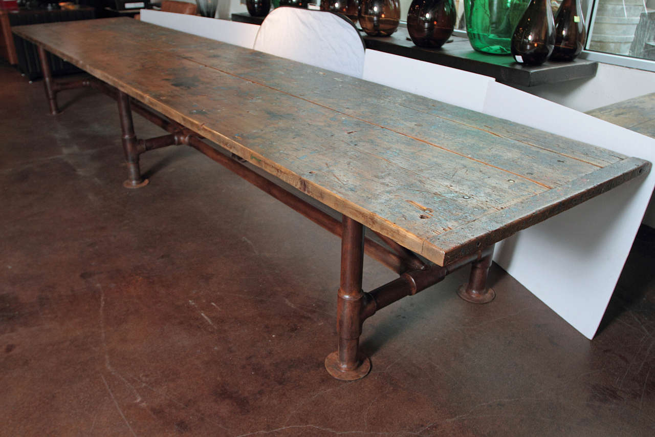 Southbank's Long Dining Table
Table top dining table with Scaffolding base. circa 1950s.

The neighborhood 