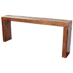 Console Table made from Reclaimed Pine Elements