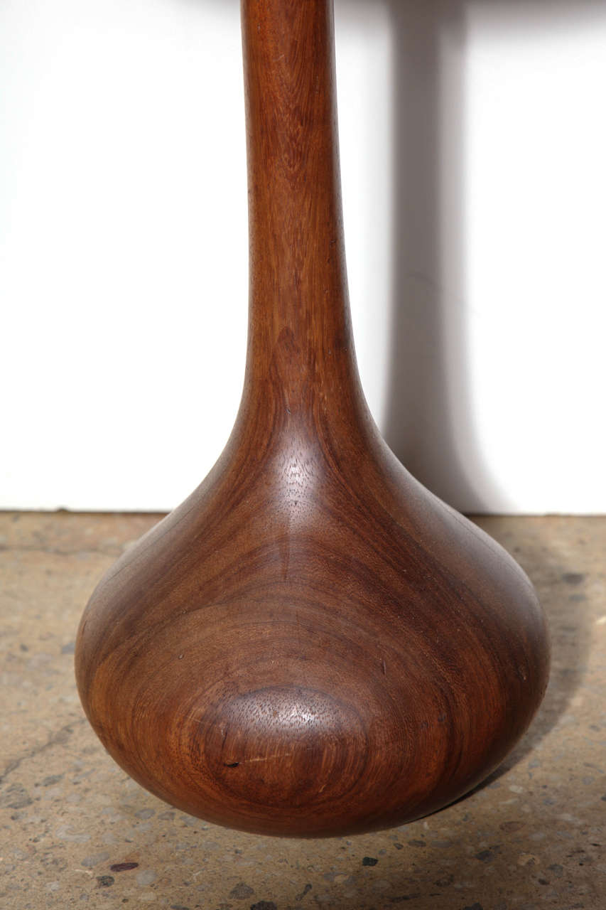 1950's Danish Modern Teak Reading Lamp and Side Table combination 2