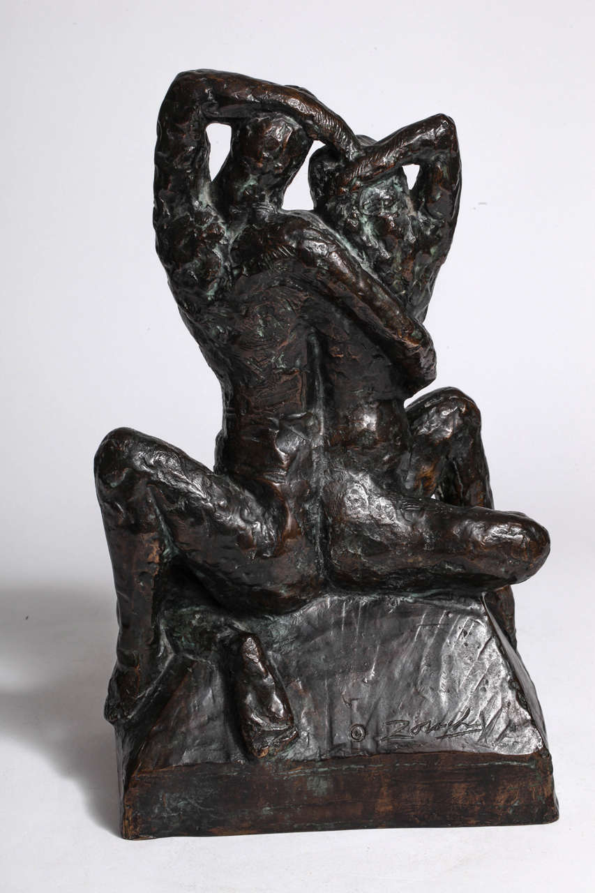 William Zorach Bronze Sculpture, 