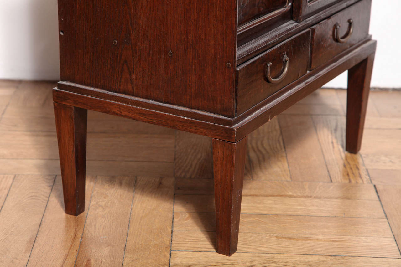 Carved and Fitted Japanese Side Table, Early 20th Century For Sale 1