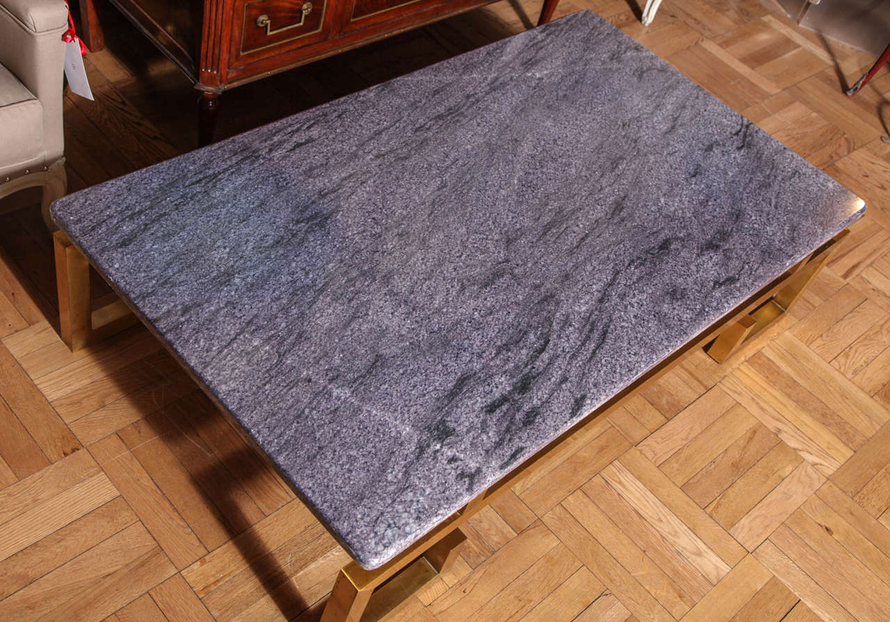 blue marble side table