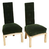 Pair Of Slipper Chairs By James Mont