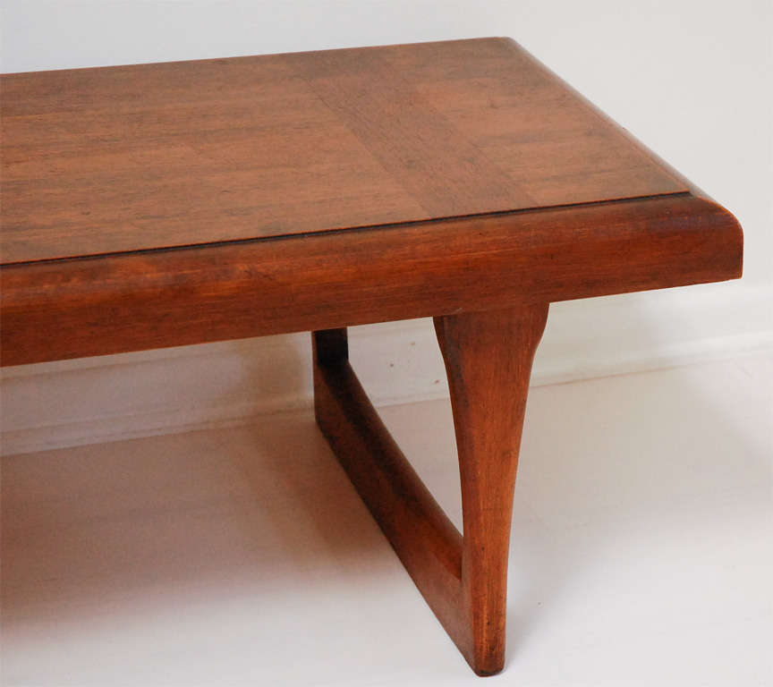 A craftsman like bench or coffee table that would look beautiful in any home. Made by Lane.