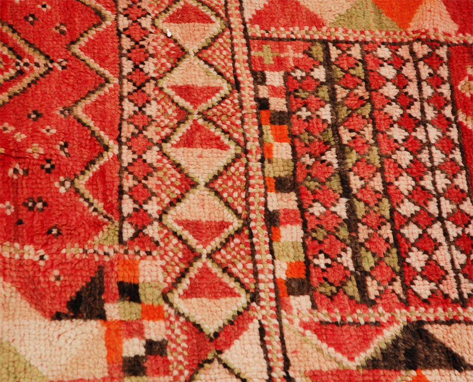 Moroccan red rug 1