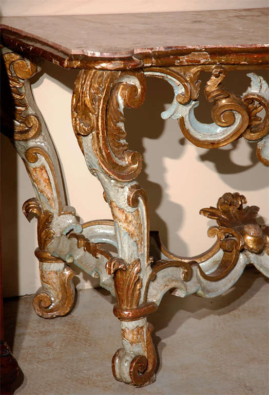 18th Century Marble-Top Venetian Console For Sale 2