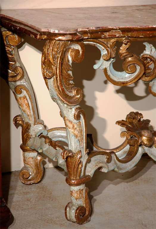 18th Century Marble-Top Venetian Console 2