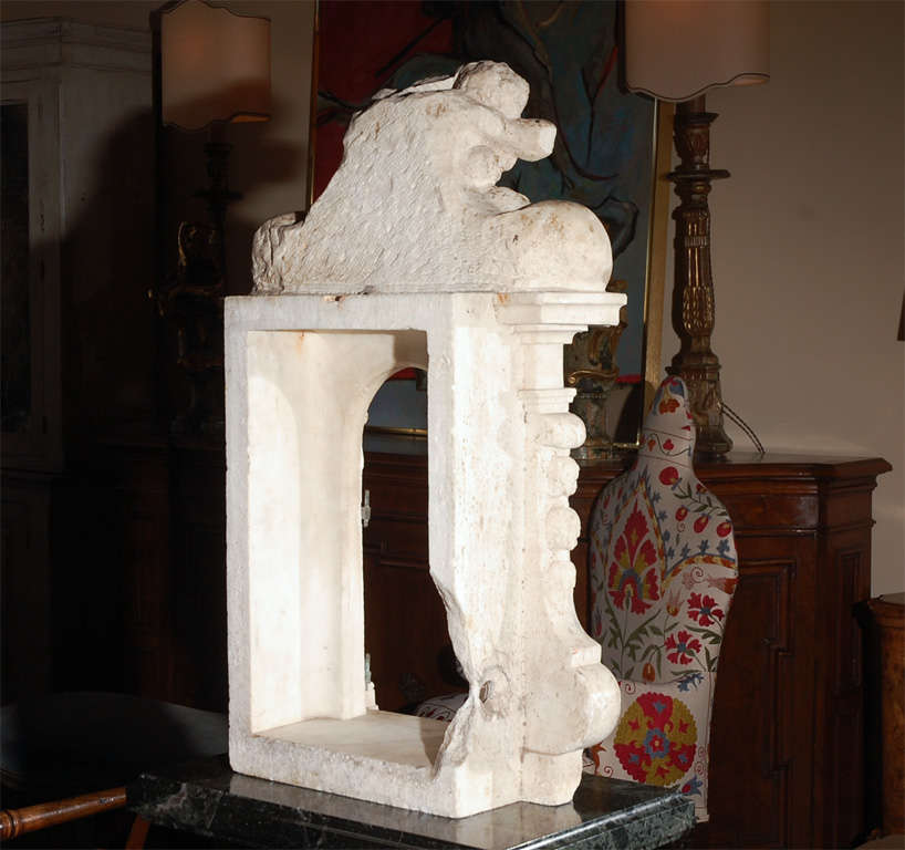 Marbre Tabernacle en marbre d'époque baroque, italienne en vente