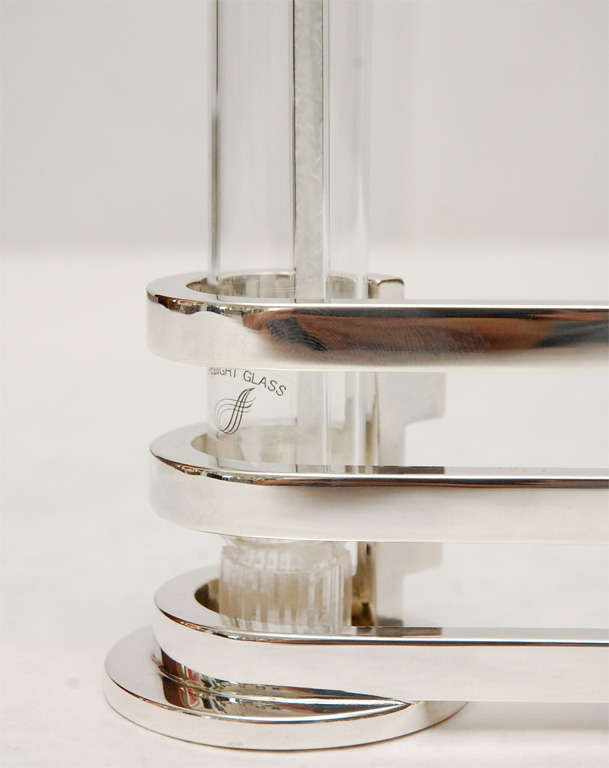 Sterling Silver Candleholder by  Puiforcat