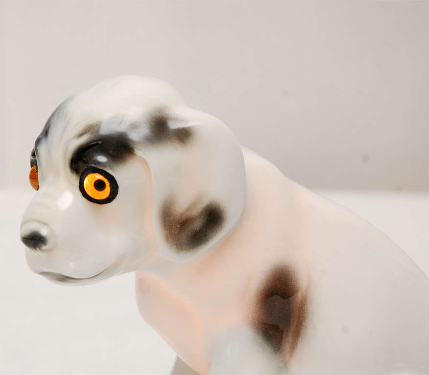 Porcelain Spotted Dog Nightlight by Capo Di Monte