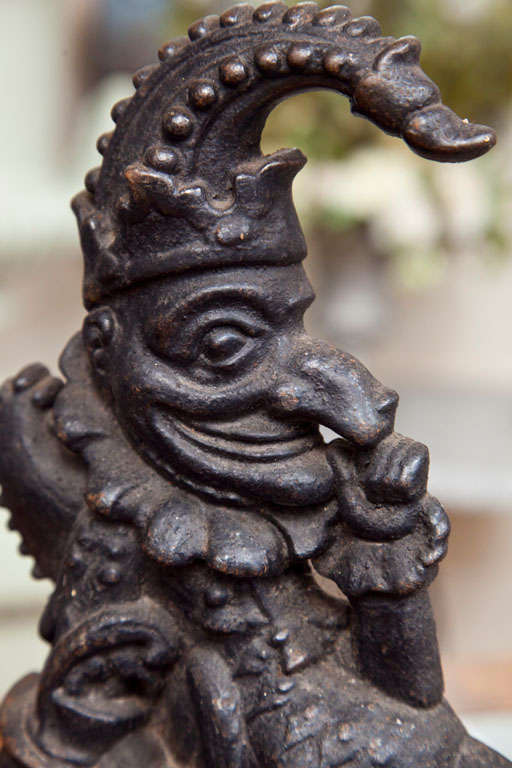 cast iron punch and judy doorstops