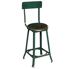 Original, Vintage Industrial, American Made Mill Stool