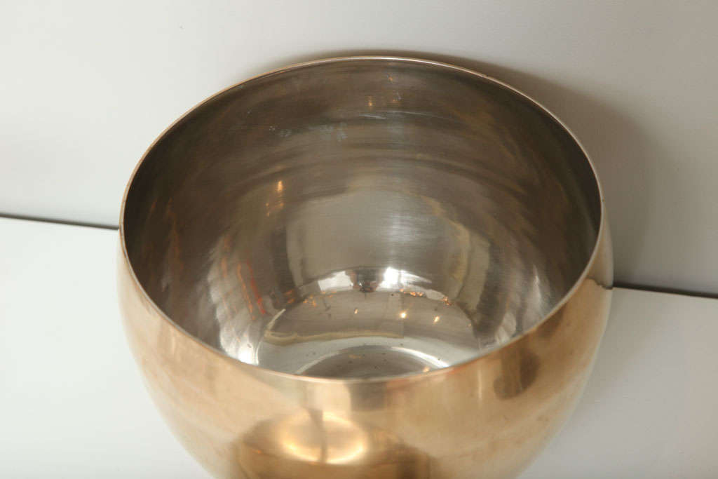 Large Brass Apple Ice Bucket at 1stDibs
