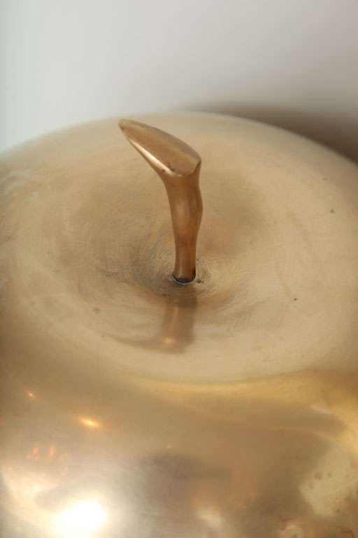 Large Brass Apple Ice Bucket at 1stDibs