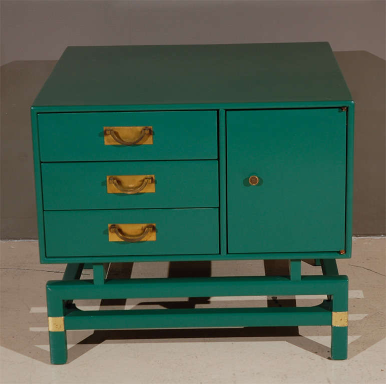Single Lacquered Chest by Angelus Furniture