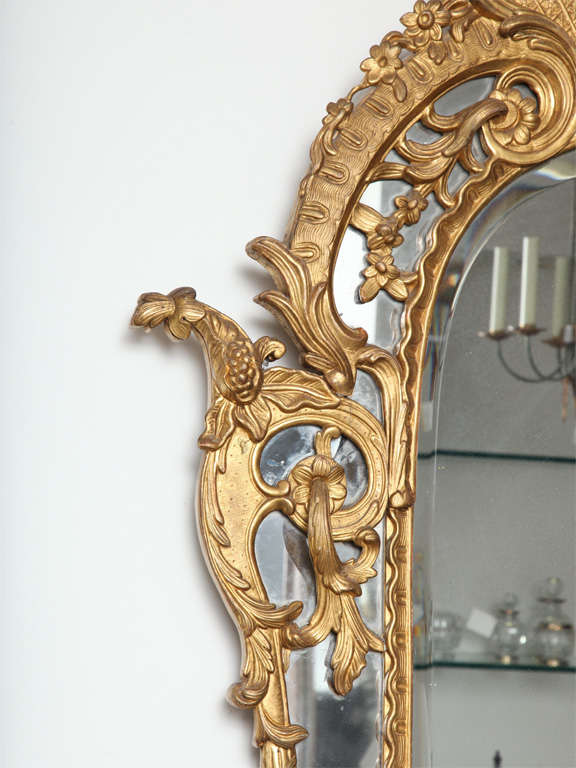 Late 18th Century Giltwood Regence Mirror In Good Condition For Sale In New York, NY