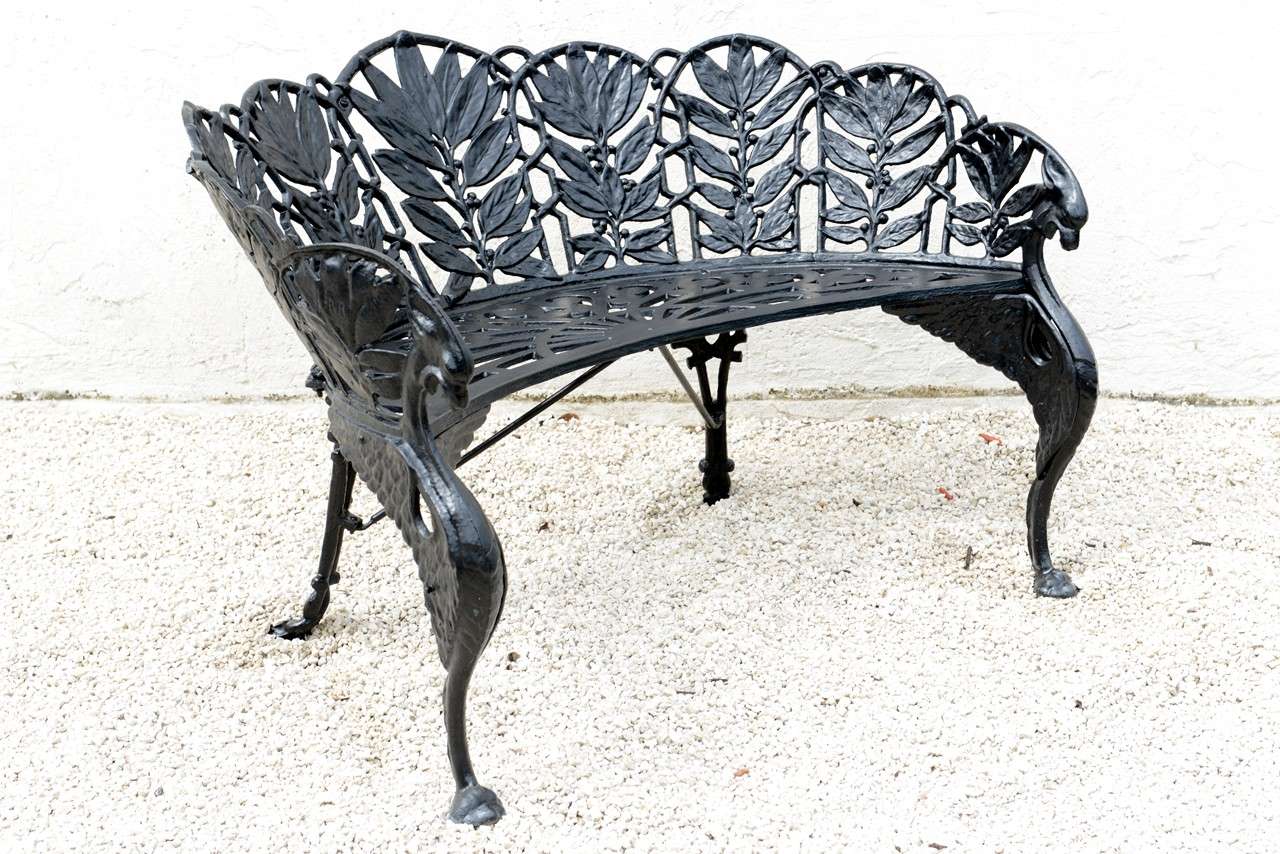 Pair of Cast Iron Garden Benches SATURDAY SALE 1