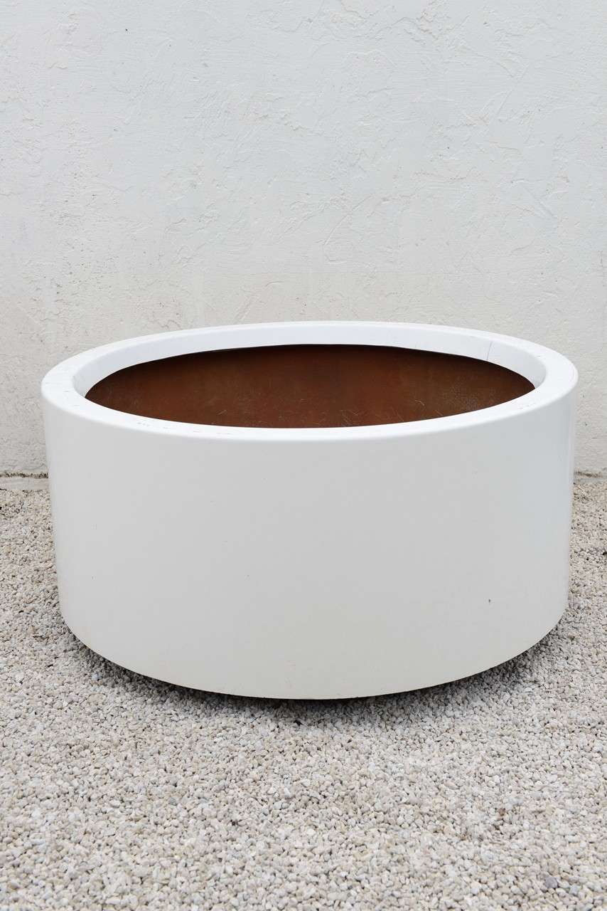 Monumental Pair of Mid Century Garden Planters