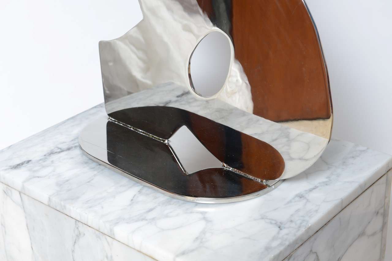 Metal on Marble Sculpture by Jack Schuyler For Sale 3