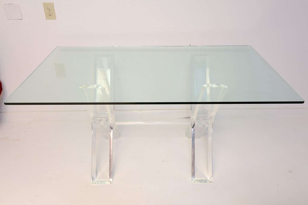 American Lucite x Frame Desk