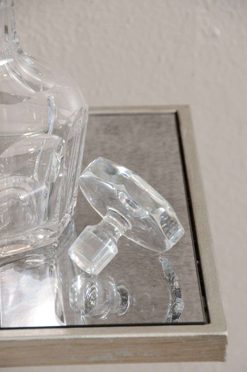 20th Century Orrefors Crystal Decanter