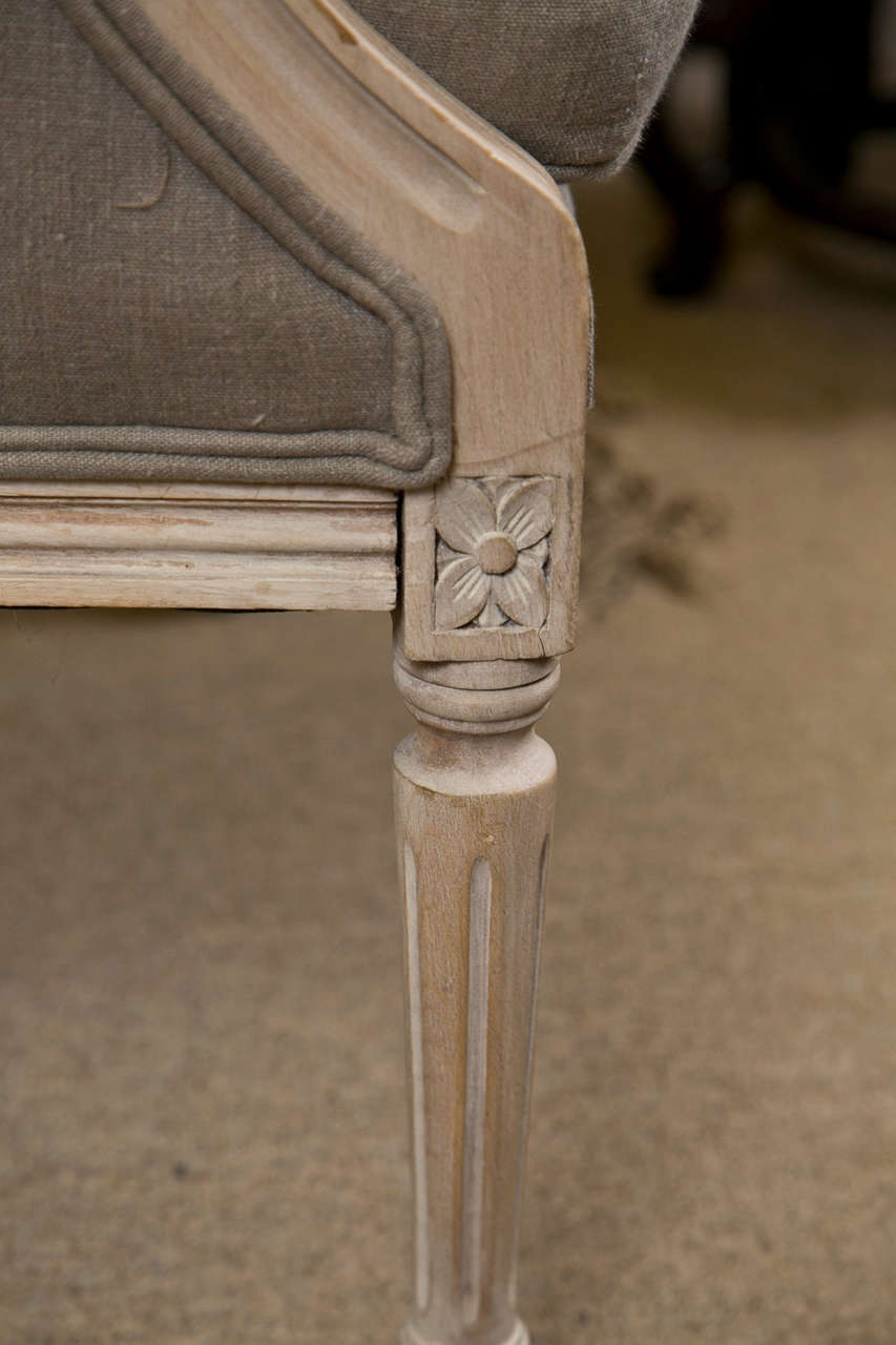 Pair English Begere Chairs from London's Dorchester Hotel For Sale at