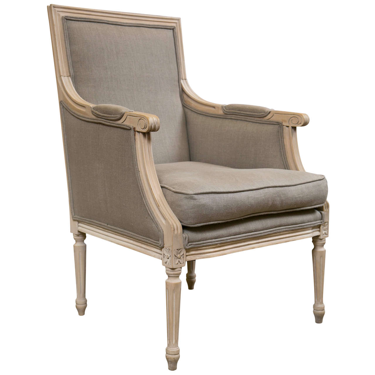 Pair English Begere Chairs from London's Dorchester Hotel For Sale at