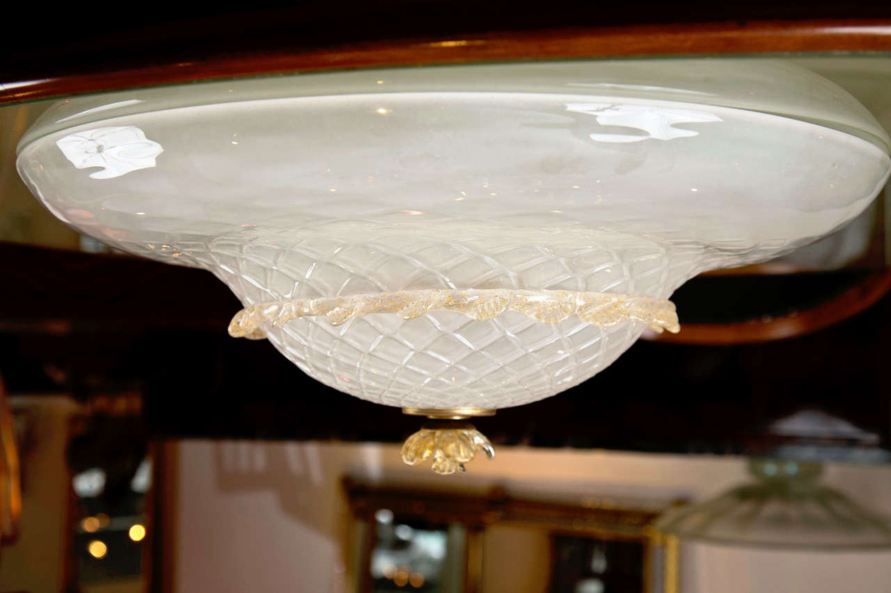 Large Vintage Murano Ceiling light fixture at 1stDibs