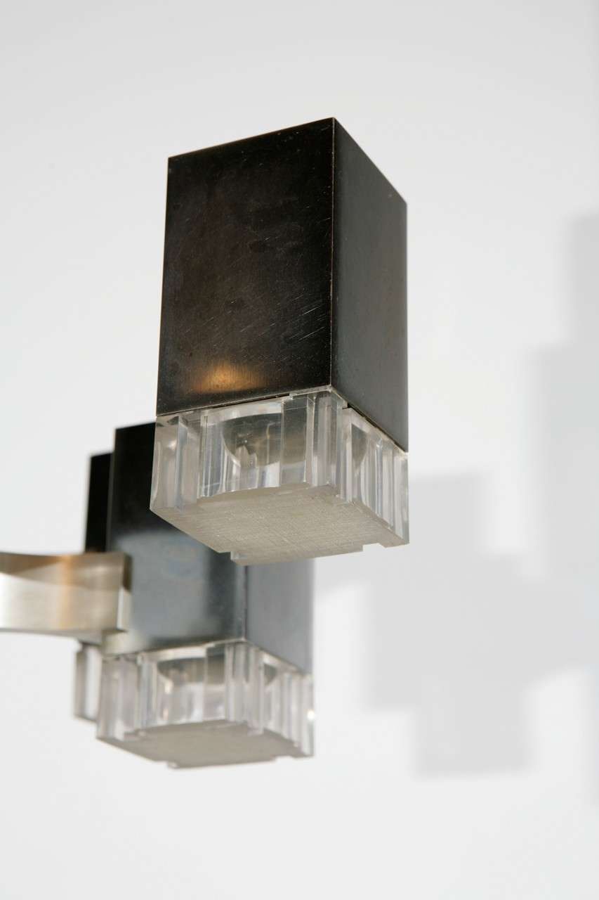 Chrome Sciolari Pendant Fixture For Sale